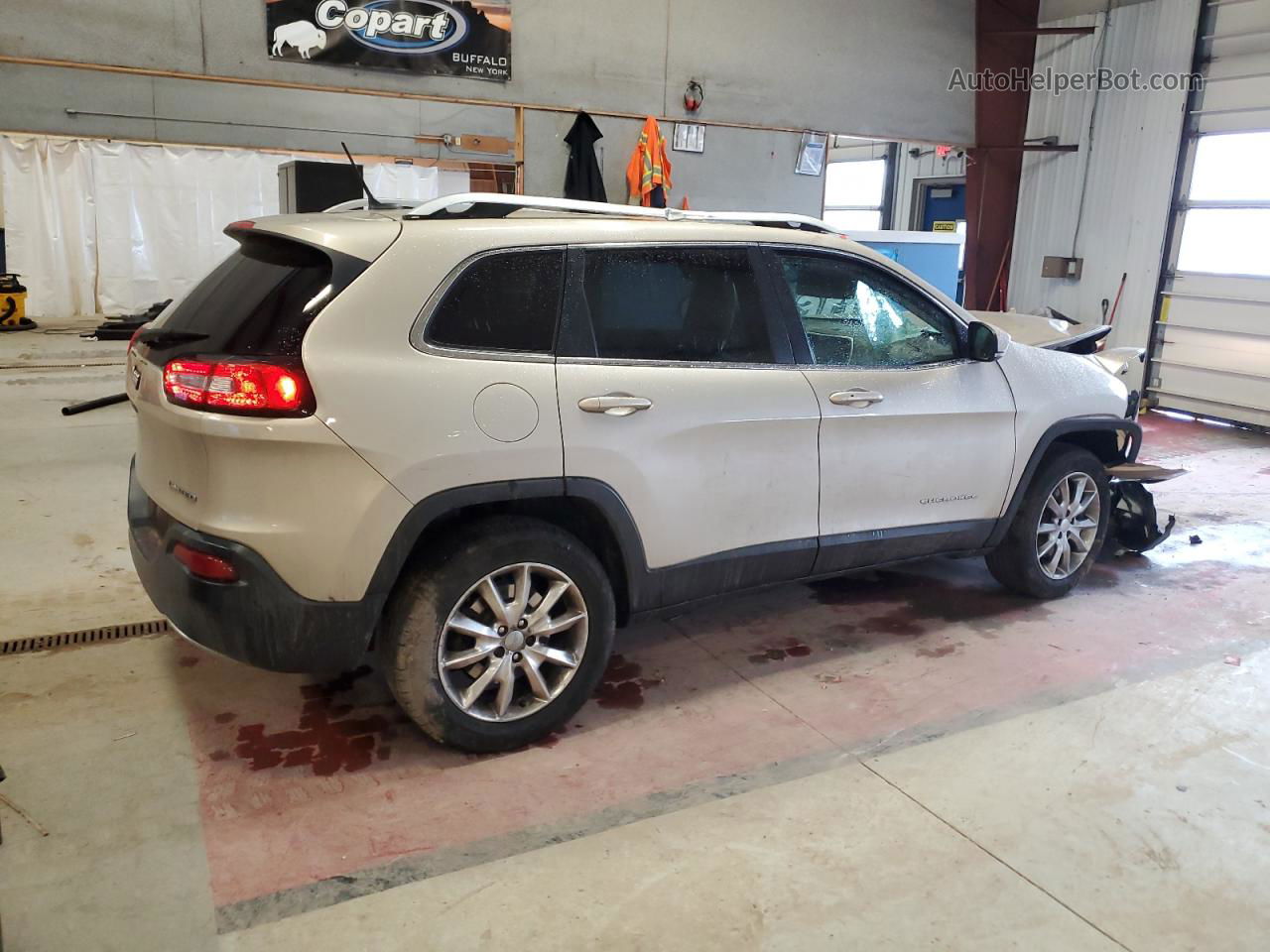 2015 Jeep Cherokee Limited Tan vin: 1C4PJMDB1FW596059