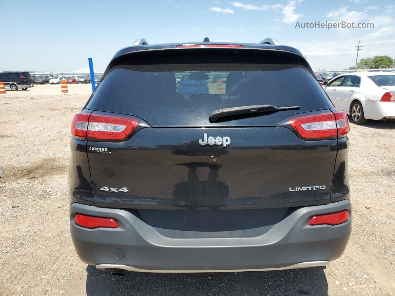 2016 Jeep Cherokee Limited Черный vin: 1C4PJMDB1GW244620