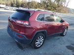 2014 Jeep Cherokee Limited Red vin: 1C4PJMDB2EW141767