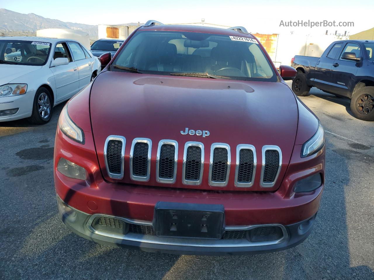 2014 Jeep Cherokee Limited Red vin: 1C4PJMDB2EW141767