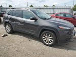 2015 Jeep Cherokee Limited Gray vin: 1C4PJMDB2FW500844