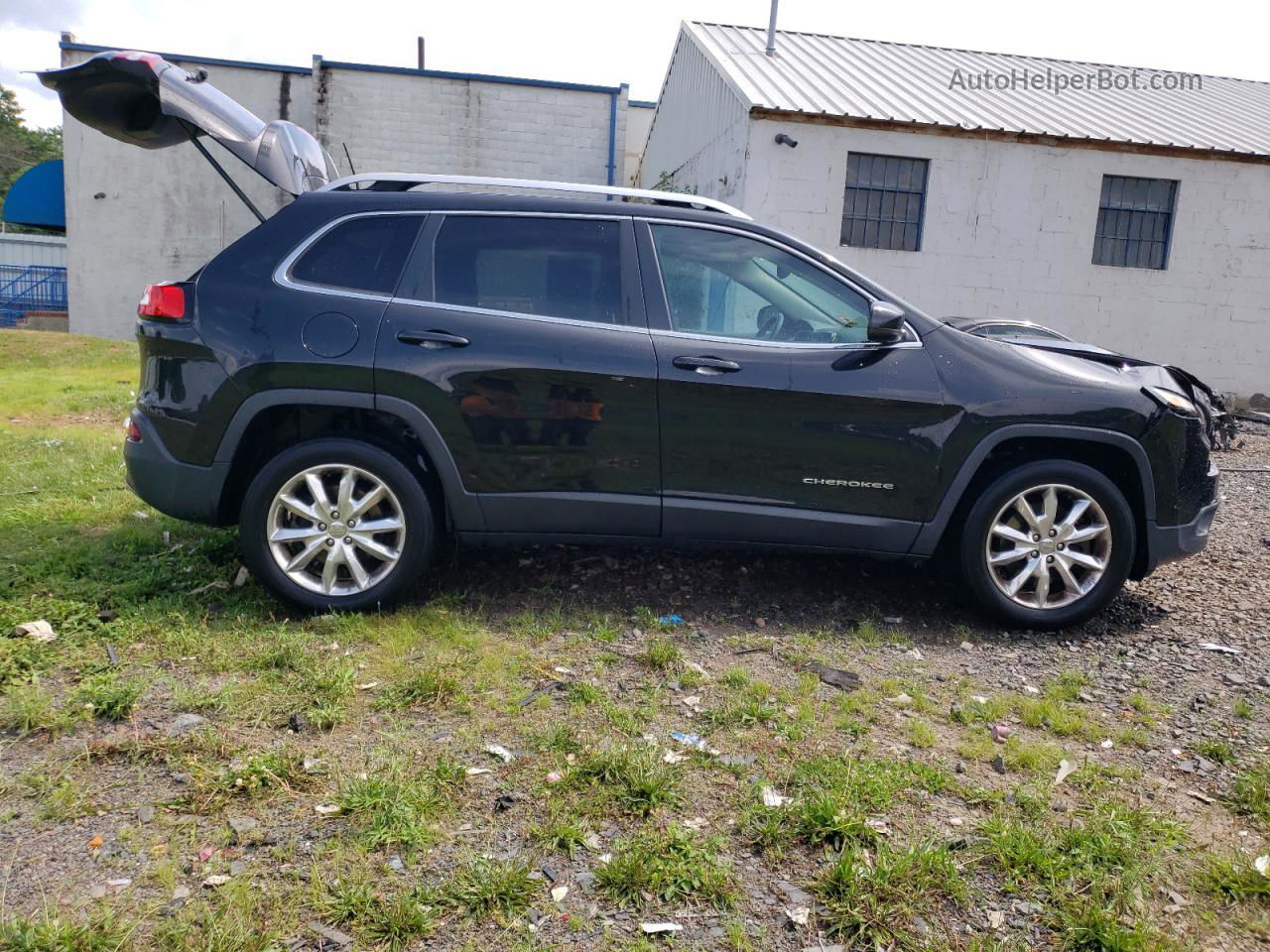 2016 Jeep Cherokee Limited Black vin: 1C4PJMDB2GW205986