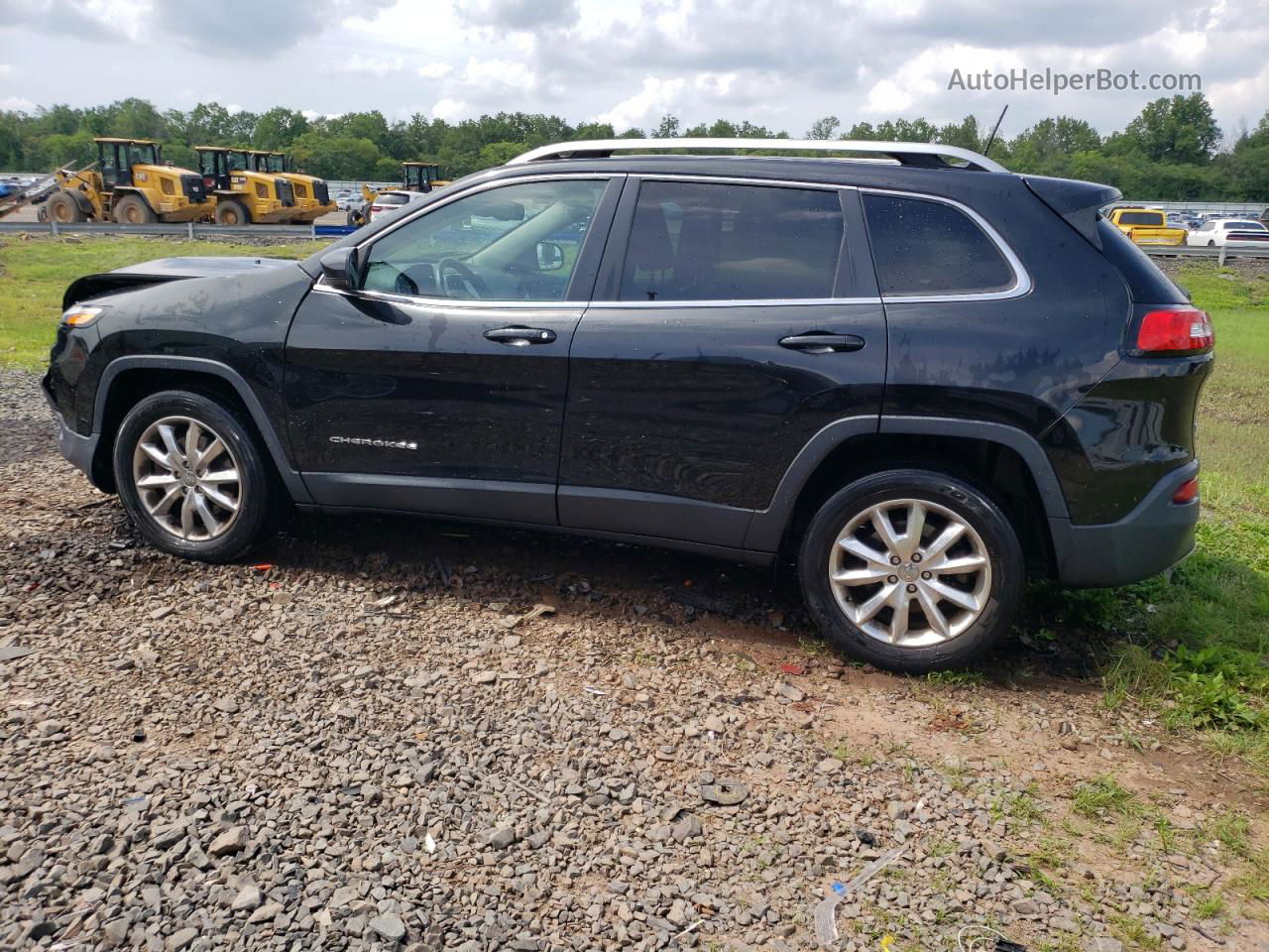 2016 Jeep Cherokee Limited Black vin: 1C4PJMDB2GW205986