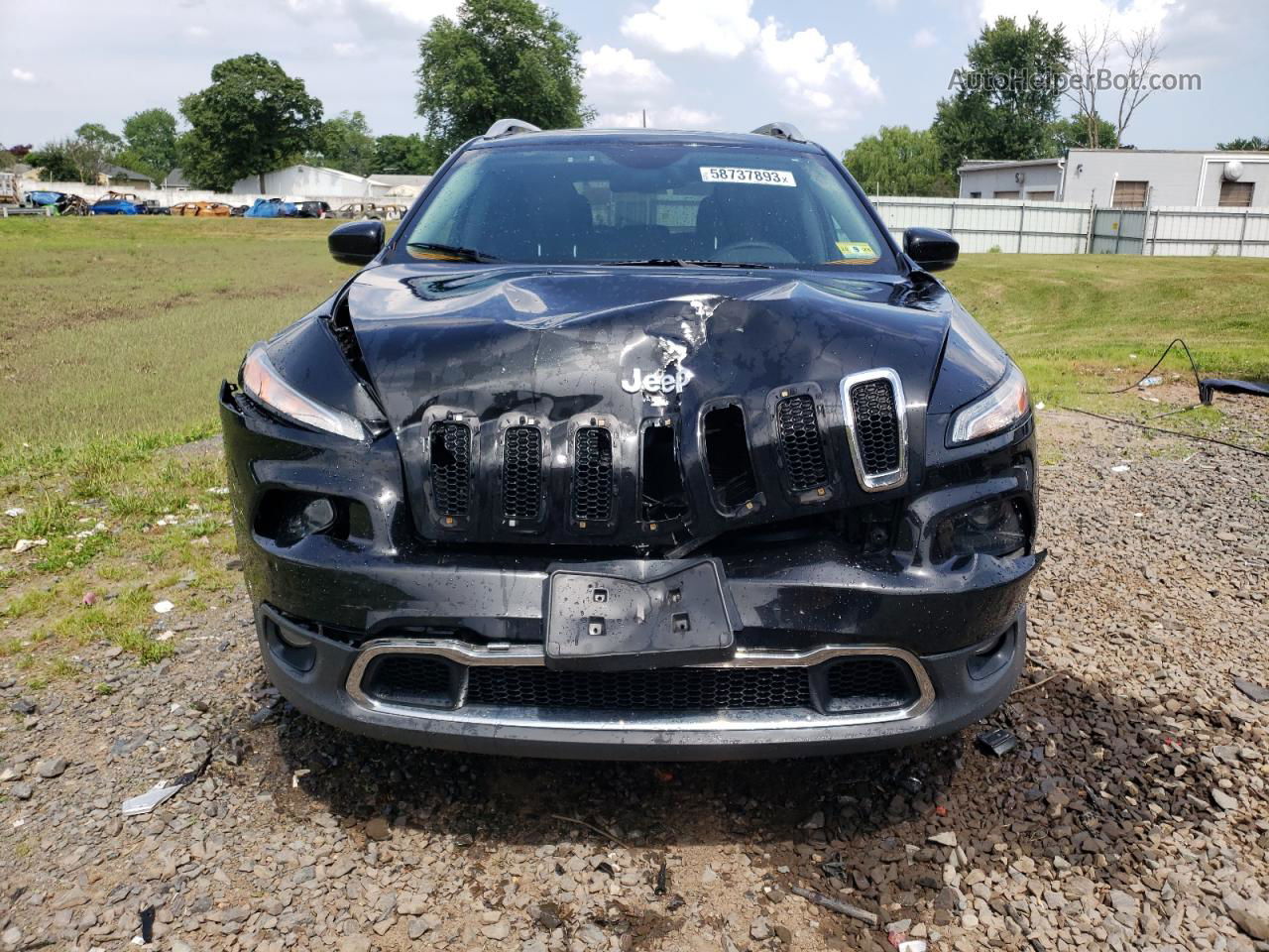 2016 Jeep Cherokee Limited Black vin: 1C4PJMDB2GW205986