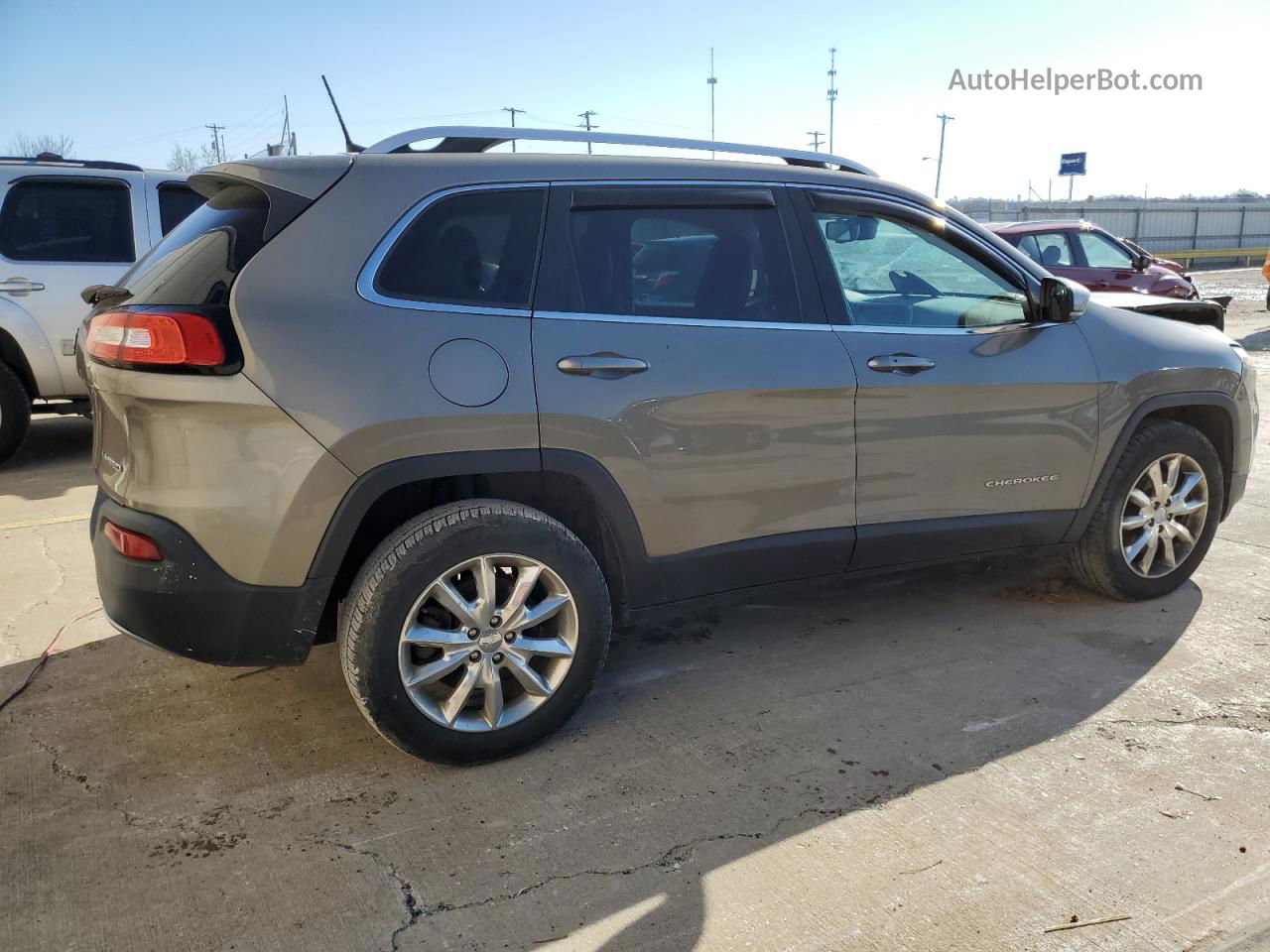 2016 Jeep Cherokee Limited Gray vin: 1C4PJMDB2GW285113