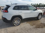 2016 Jeep Cherokee Limited White vin: 1C4PJMDB2GW332382