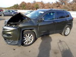 2015 Jeep Cherokee Limited Green vin: 1C4PJMDB3FW699239