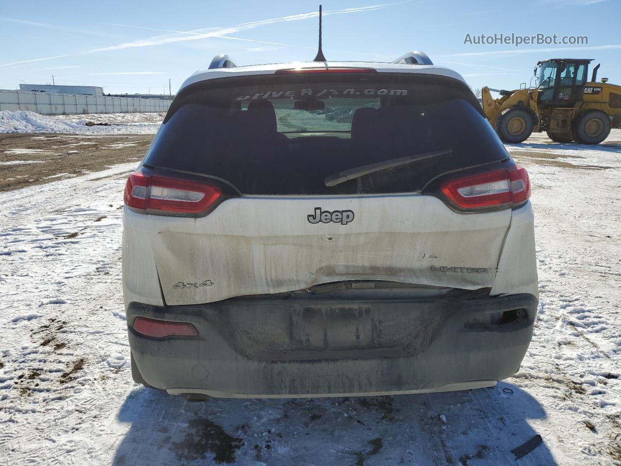 2016 Jeep Cherokee Limited Белый vin: 1C4PJMDB3GW280339