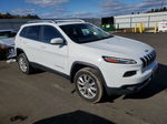 2014 Jeep Cherokee Limited White vin: 1C4PJMDB5EW317288