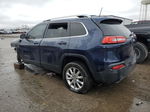 2016 Jeep Cherokee Limited Синий vin: 1C4PJMDB5GW268726