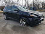 2016 Jeep Cherokee Limited Black vin: 1C4PJMDB5GW285865