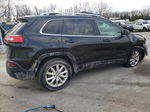 2016 Jeep Cherokee Limited Black vin: 1C4PJMDB5GW285865