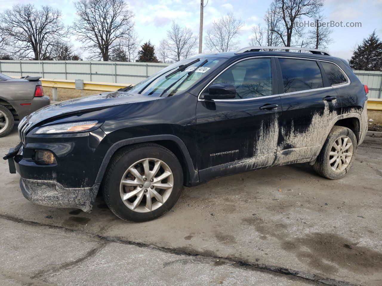 2016 Jeep Cherokee Limited Black vin: 1C4PJMDB5GW285865