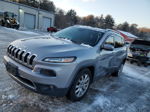 2016 Jeep Cherokee Limited Silver vin: 1C4PJMDB5GW316578