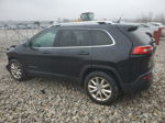 2014 Jeep Cherokee Limited Black vin: 1C4PJMDB6EW202618