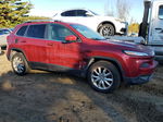 2014 Jeep Cherokee Limited Red vin: 1C4PJMDB6EW211481