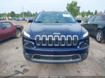 2016 Jeep Cherokee Limited Blue vin: 1C4PJMDB6GW366874