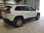 2014 Jeep Cherokee Limited White vin: 1C4PJMDB7EW207763