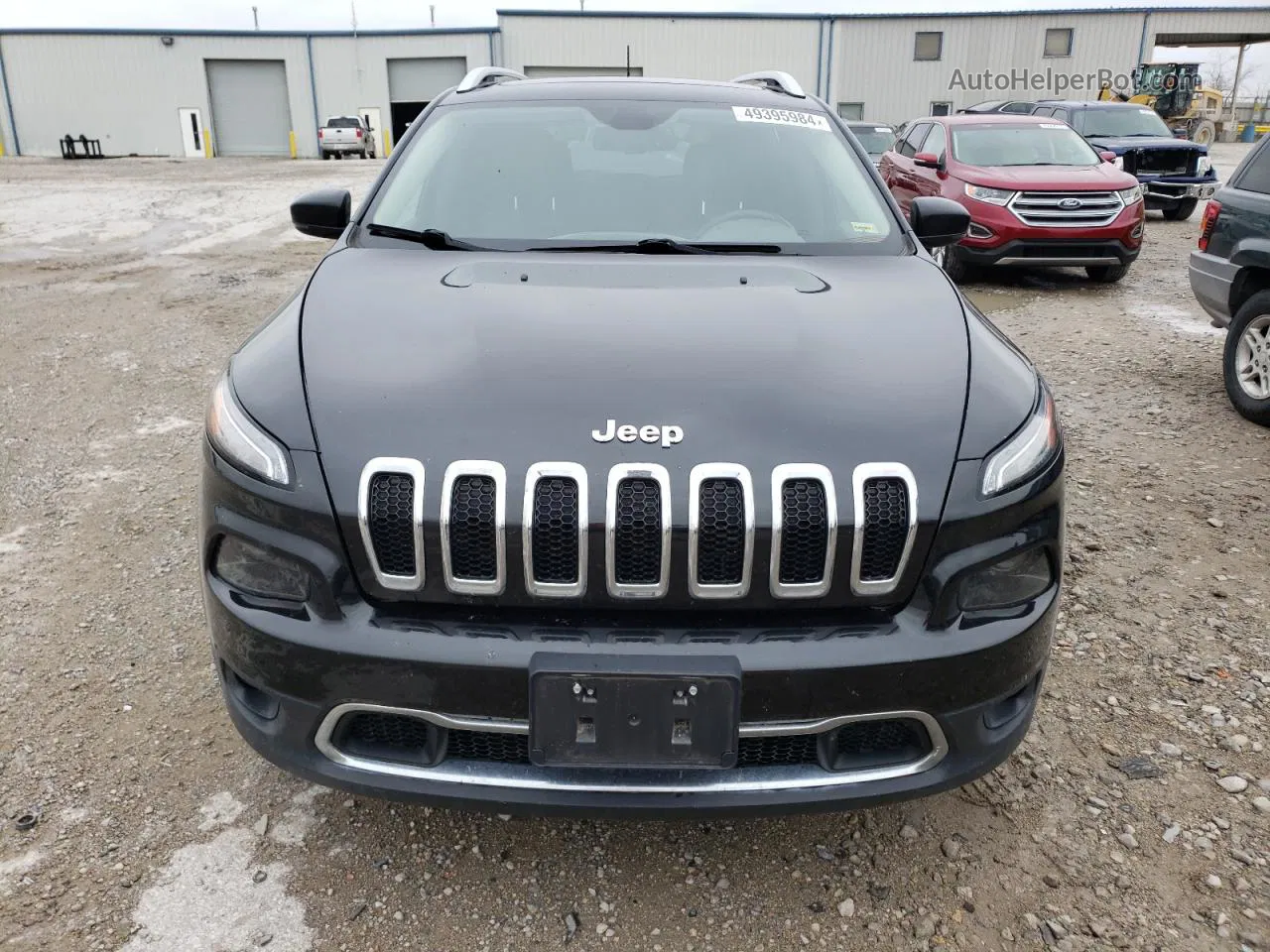 2016 Jeep Cherokee Limited Black vin: 1C4PJMDB7GW206504