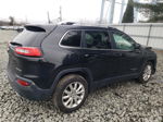 2016 Jeep Cherokee Limited Black vin: 1C4PJMDB7GW225652