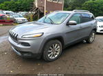 2016 Jeep Cherokee Limited Gray vin: 1C4PJMDB7GW250504