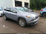 2016 Jeep Cherokee Limited Gray vin: 1C4PJMDB7GW250504