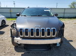 2014 Jeep Cherokee Limited Gray vin: 1C4PJMDB8EW266255