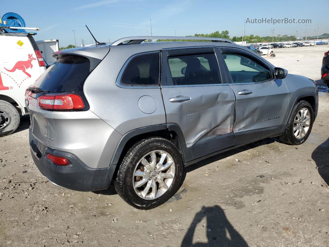 2015 Jeep Cherokee Limited Gray vin: 1C4PJMDB8FW626299