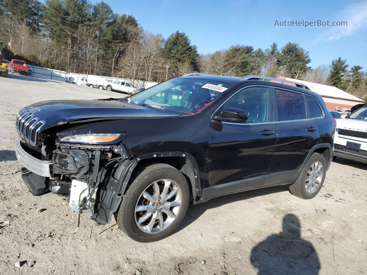 2014 Jeep Cherokee Limited Gray vin: 1C4PJMDB9EW156749