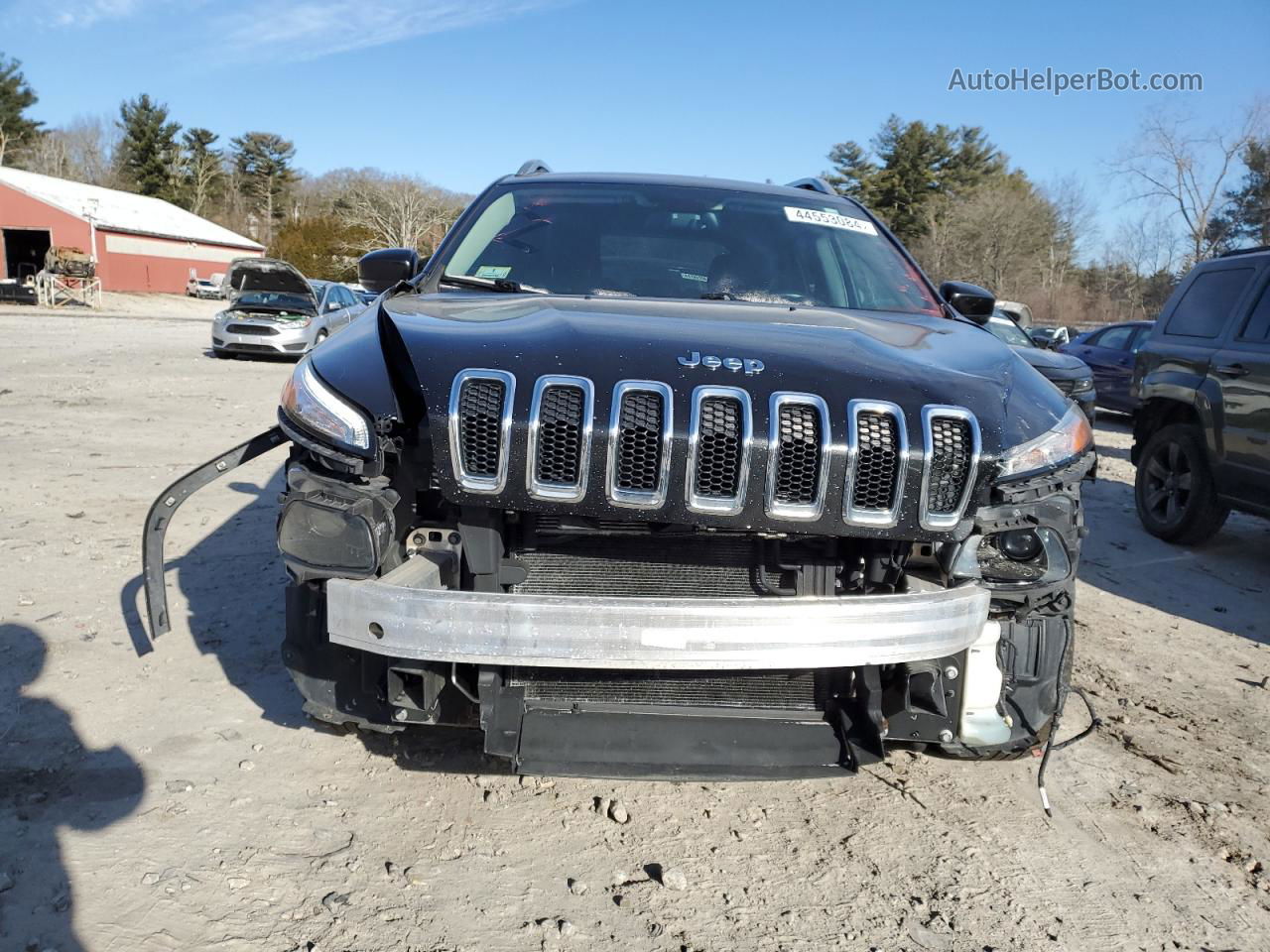 2014 Jeep Cherokee Limited Gray vin: 1C4PJMDB9EW156749