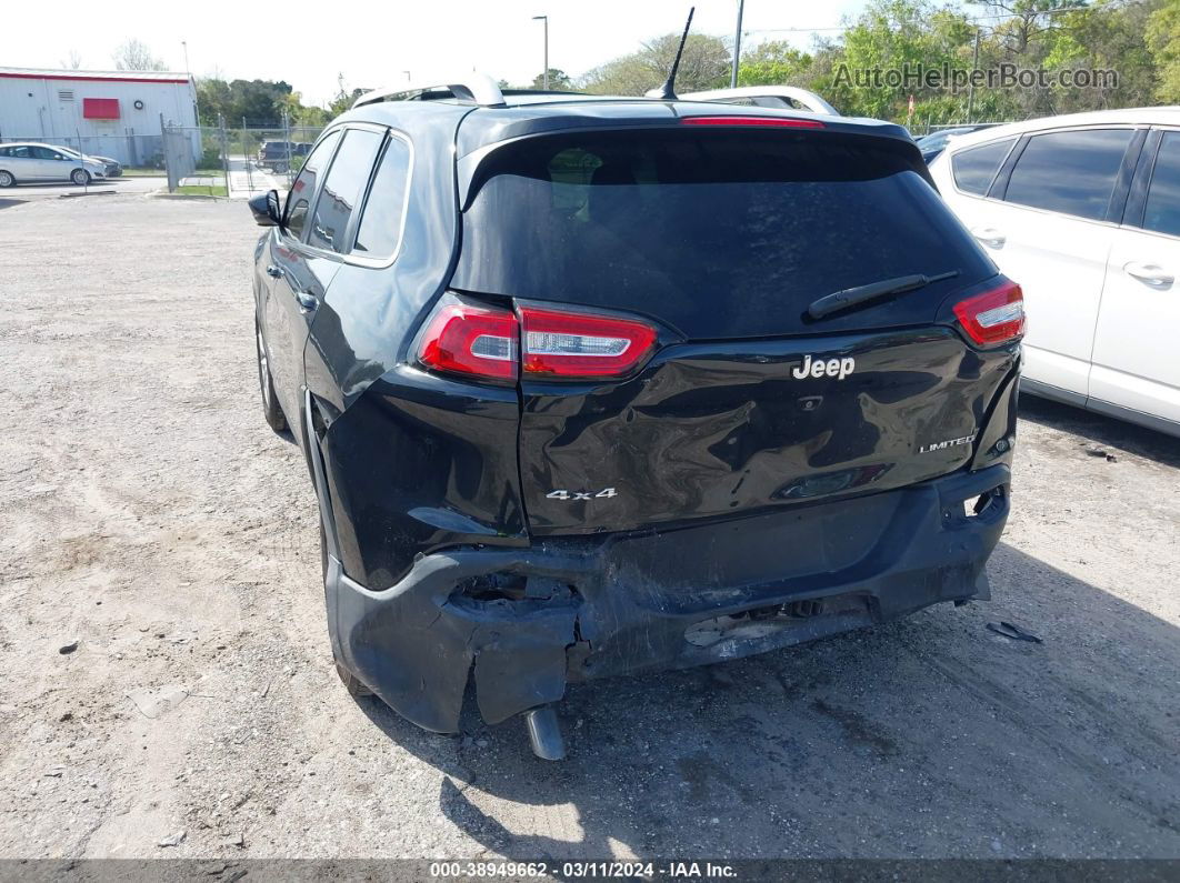 2015 Jeep Cherokee Limited Черный vin: 1C4PJMDB9FW768807