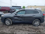 2016 Jeep Cherokee Limited Gray vin: 1C4PJMDB9GW211266