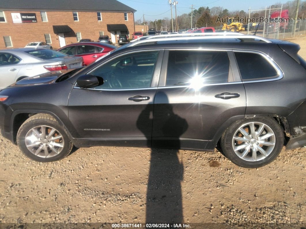 2016 Jeep Cherokee Limited Серый vin: 1C4PJMDB9GW323081