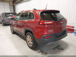 2016 Jeep Cherokee Limited Красный vin: 1C4PJMDBXGW162319