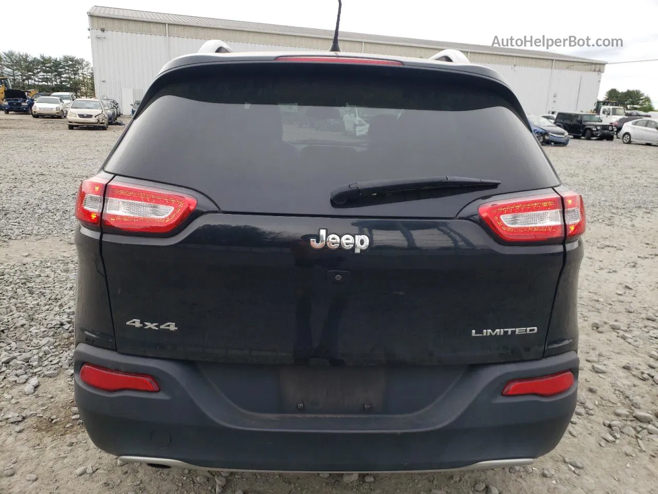 2016 Jeep Cherokee Limited Black vin: 1C4PJMDBXGW349480