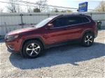 2019 Jeep Cherokee Limited Maroon vin: 1C4PJMDN0KD117761