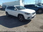 2019 Jeep Cherokee Limited 4x4 White vin: 1C4PJMDN0KD169360