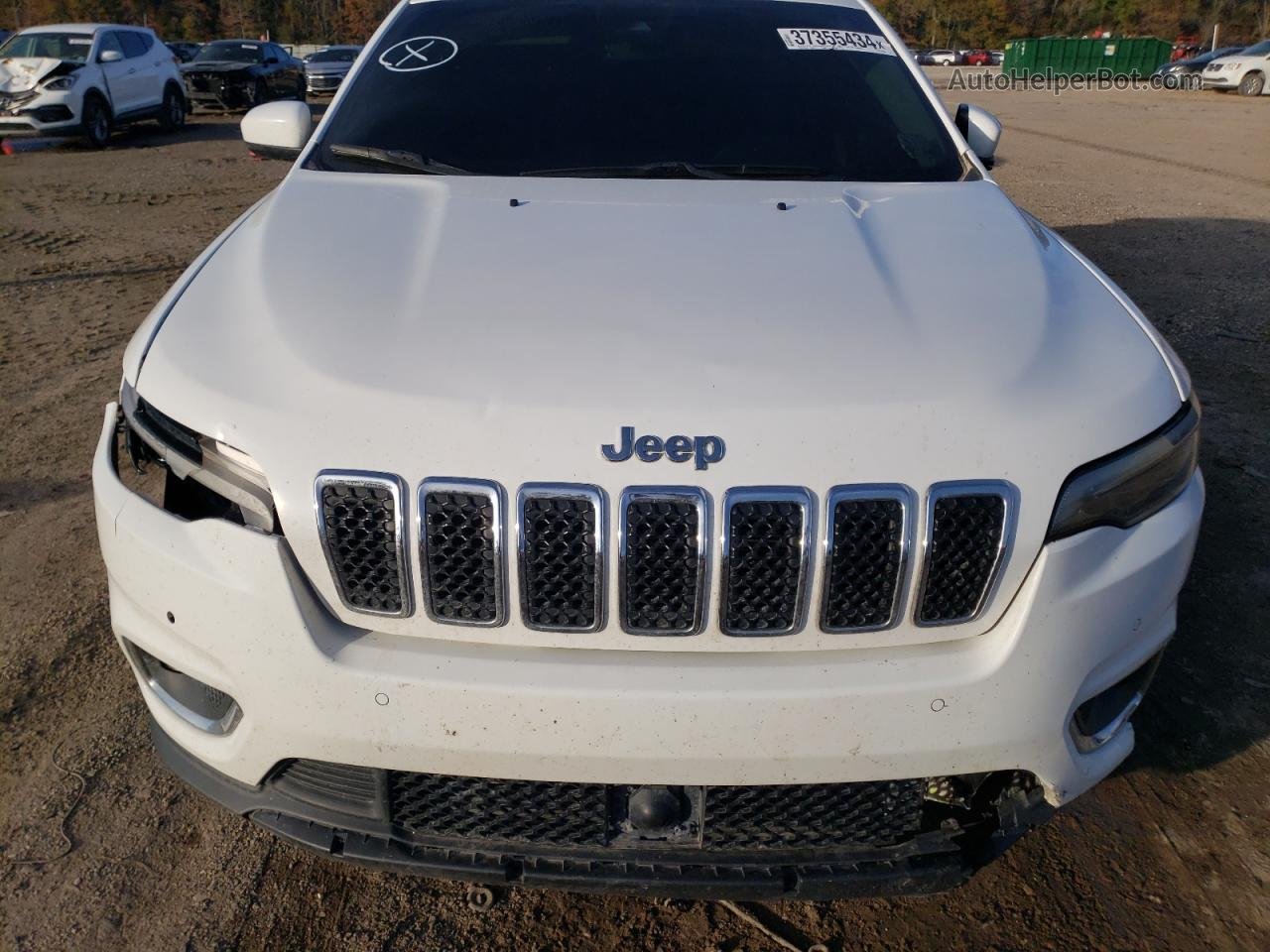 2019 Jeep Cherokee Limited White vin: 1C4PJMDN0KD174350
