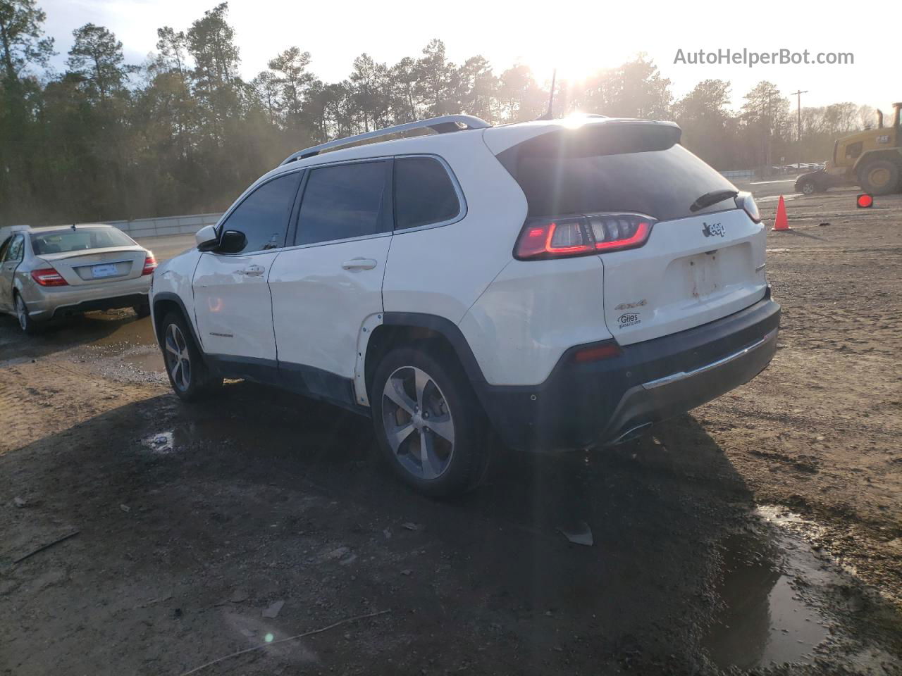 2019 Jeep Cherokee Limited White vin: 1C4PJMDN0KD174350