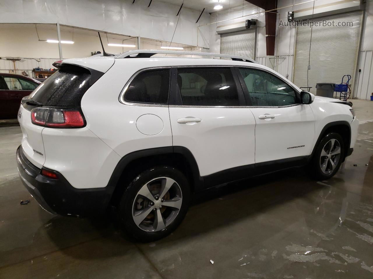 2019 Jeep Cherokee Limited White vin: 1C4PJMDN0KD237981