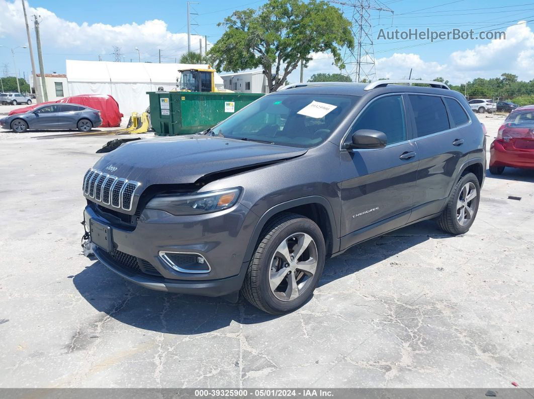 2019 Jeep Cherokee Limited 4x4 Black vin: 1C4PJMDN3KD238767