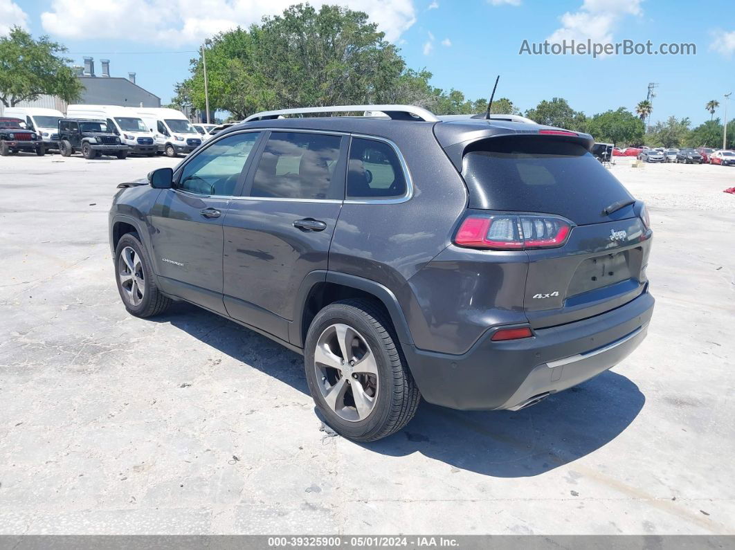 2019 Jeep Cherokee Limited 4x4 Black vin: 1C4PJMDN3KD238767