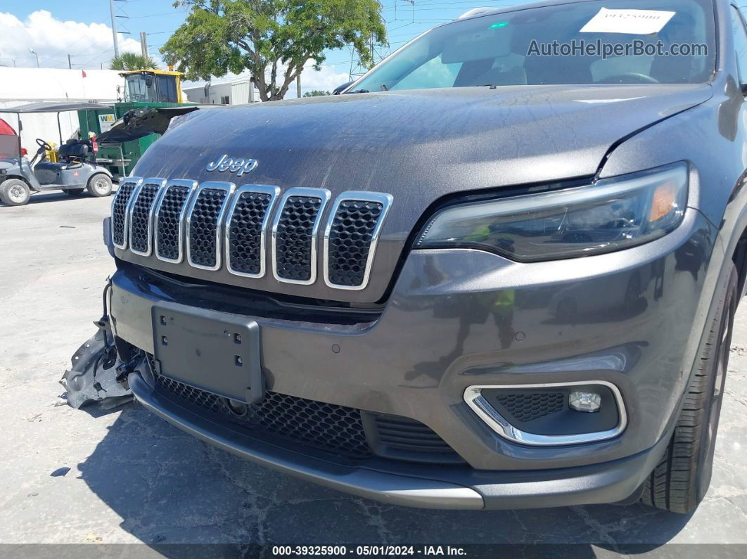 2019 Jeep Cherokee Limited 4x4 Black vin: 1C4PJMDN3KD238767