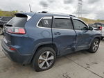 2019 Jeep Cherokee Limited Blue vin: 1C4PJMDN3KD464551