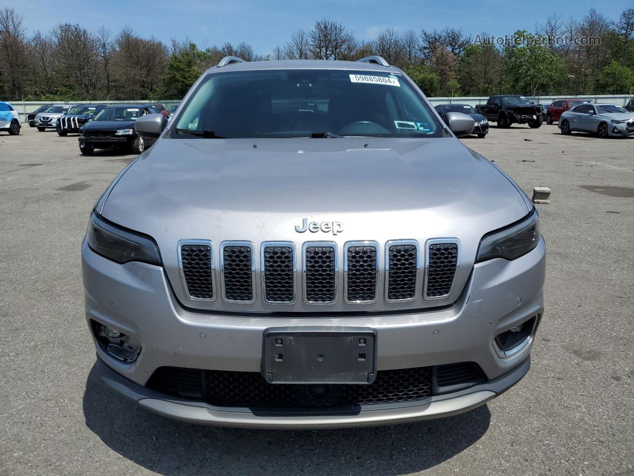 2019 Jeep Cherokee Limited Серый vin: 1C4PJMDN4KD180698