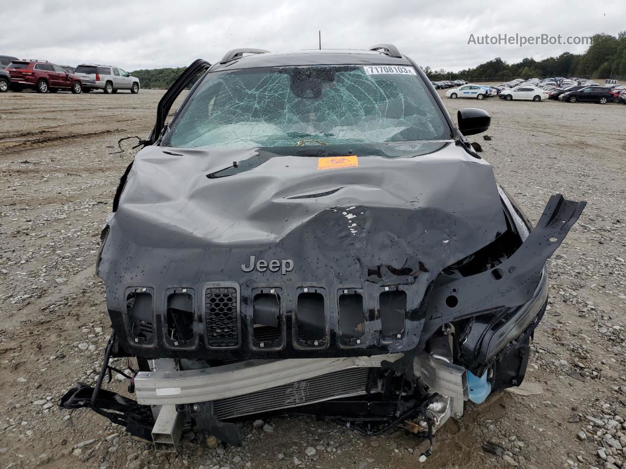 2019 Jeep Cherokee Limited Черный vin: 1C4PJMDN4KD398995