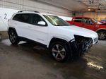 2019 Jeep Cherokee Limited White vin: 1C4PJMDN5KD167586