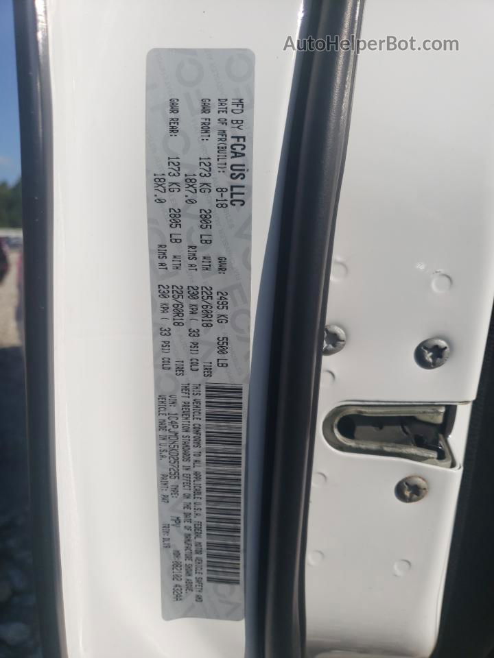 2019 Jeep Cherokee Limited White vin: 1C4PJMDN5KD257255