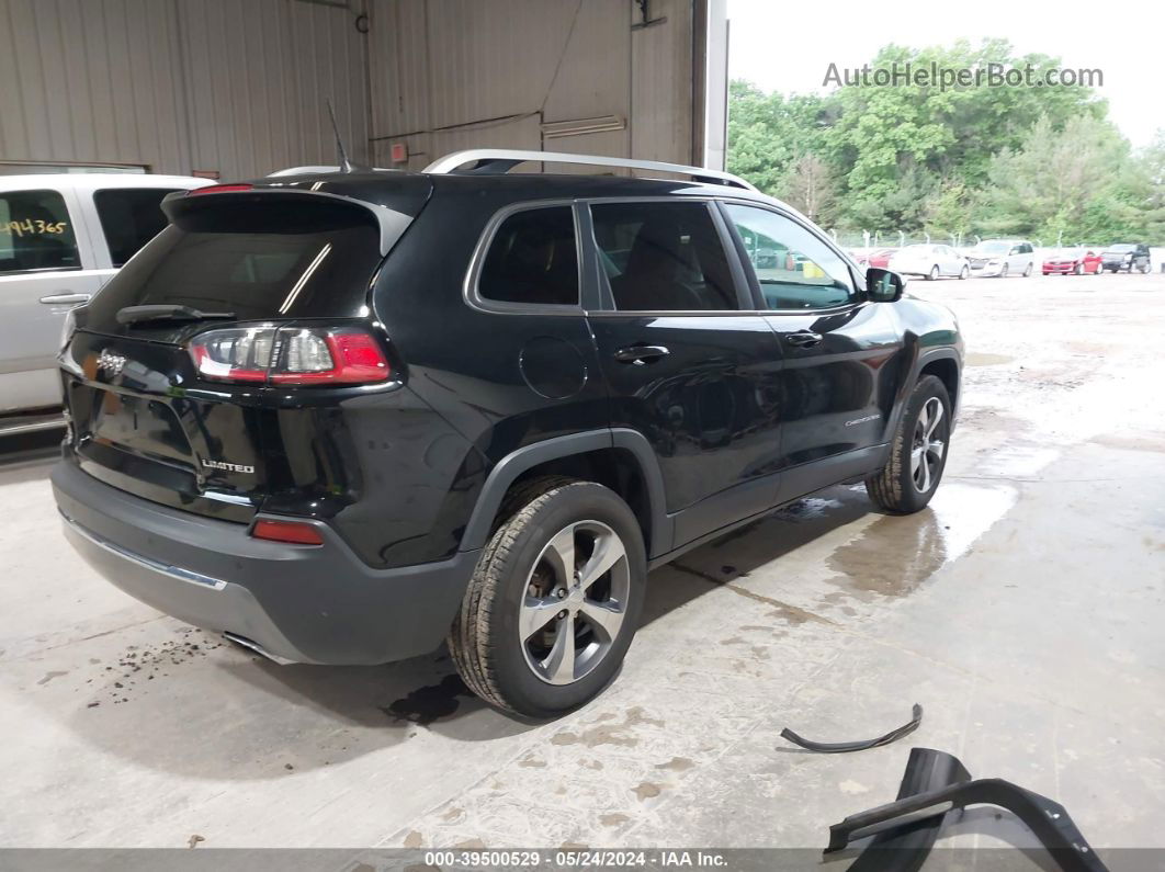 2019 Jeep Cherokee Limited 4x4 Black vin: 1C4PJMDN6KD131891