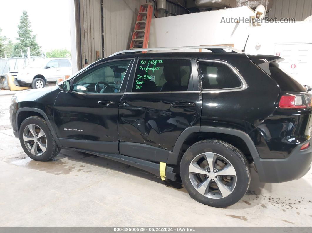 2019 Jeep Cherokee Limited 4x4 Black vin: 1C4PJMDN6KD131891